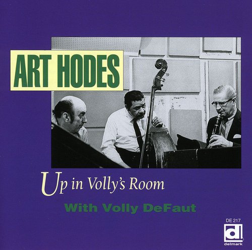 the album cover for Art Hodes - Up in Volley's Room
