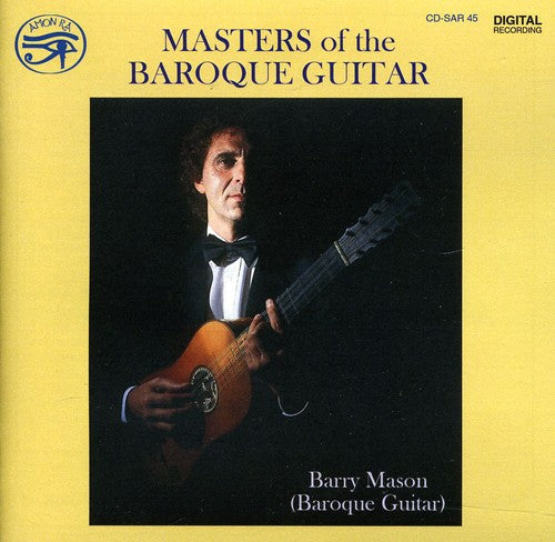 the album cover for Barry Mason - Masters of the Baroque Guitar