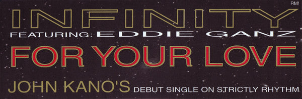 Infinity Featuring Eddie Ganz : For Your Love (12")