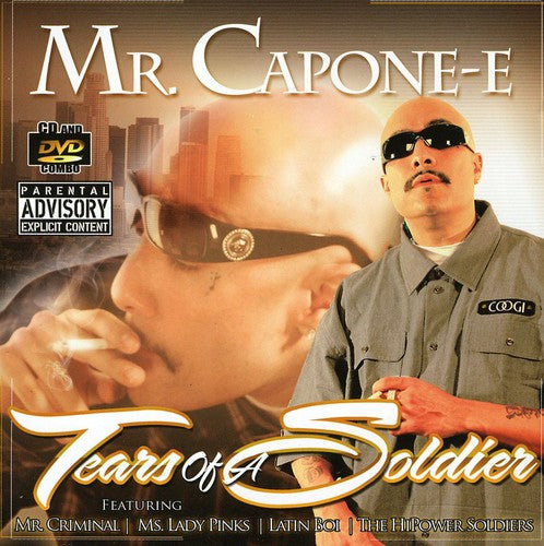 the album cover for Mr Capone-E - Tears of a Soldier