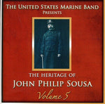 the album cover for US Marine Band - Heritage of John Philip Sousa, Vol. 5