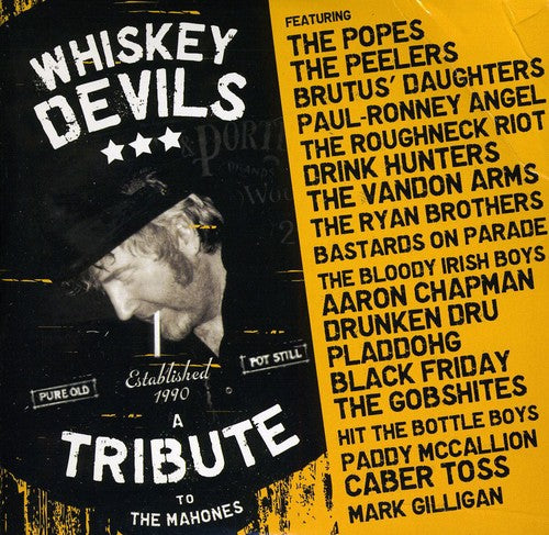 the album cover for Mahones - Tribute: Whiskey Devils