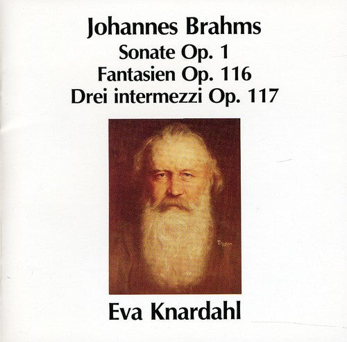 the album cover for J. BRAHMS - Piano Sonata / Fantasies / 3 Intermezzos