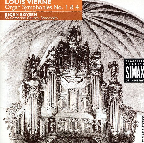 the album cover for Bjørn Boysen - Organ Symphonies Nos 1 & 4
