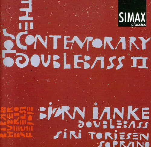 the album cover for Bjørn Ianke - V.2: Contemporary Solo Double Bass