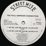 Paul Simpson Connection : Use Me Lose Me (12", Promo)