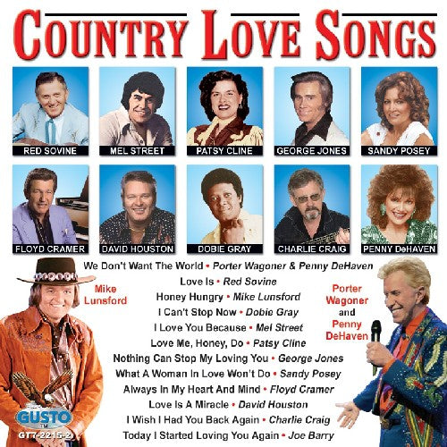 the album cover for COUNTRY LOVE SONGS - Country Love Songs