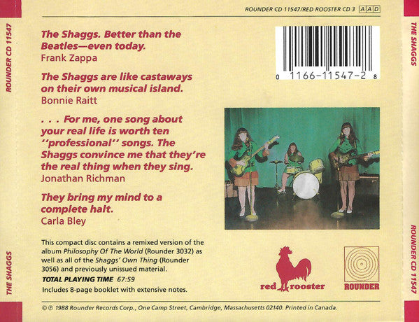 The Shaggs : The Shaggs (CD, Comp, RP, UML)