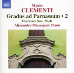 the album cover for Alessandro Marangoni - Gradus Ad Parnassum / Exercises 25-41: 2