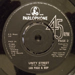 Ian Page & Bop (7) : Unity St. (7", Single)