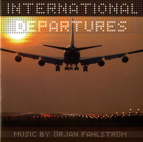 the album cover for Örjan Fahlström - International Departures