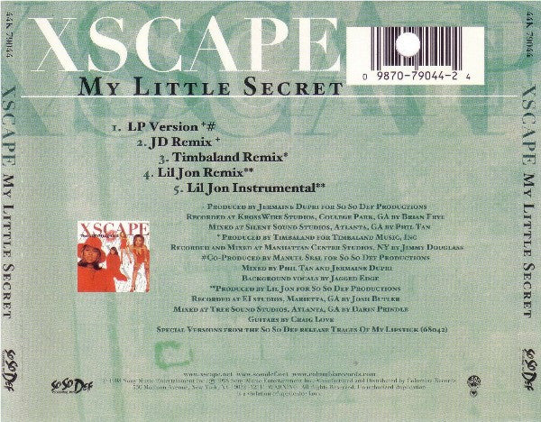 Xscape : My Little Secret (CD, Maxi)