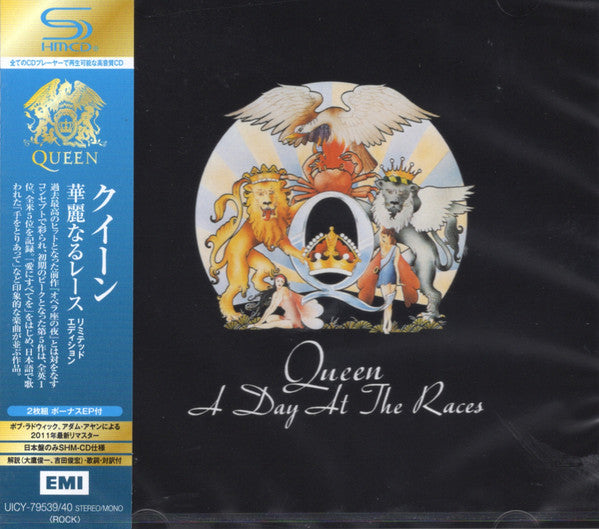 Queen : A Day At The Races (CD, Album, RE + CD, EP, Mono, RE + Ltd, RM, SHM)