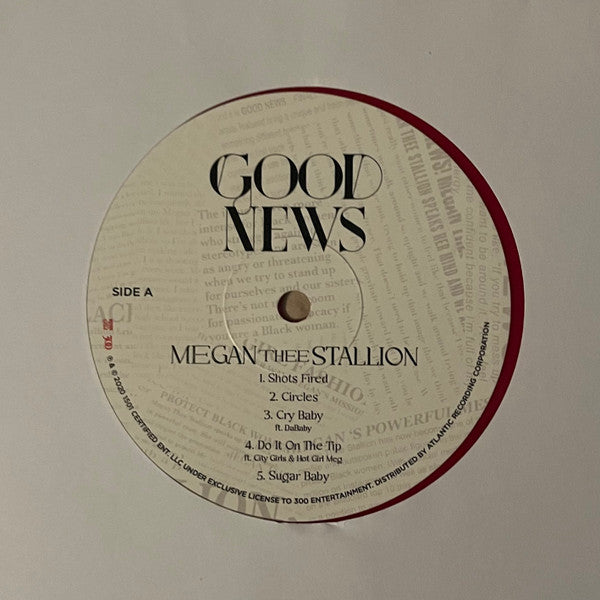 Megan Thee Stallion : Good News(2xLP, Album, Ltd, Red)