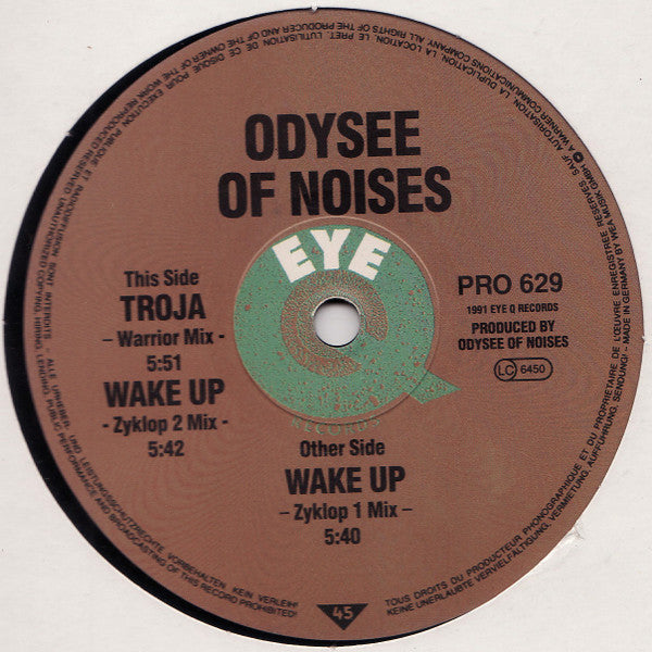 Odyssee Of Noises : Wake Up (12", Promo)