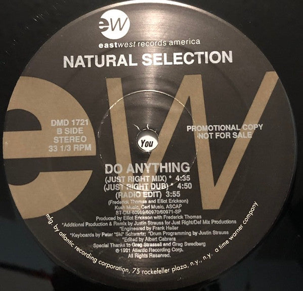 Natural Selection : Do Anything (12", Promo)