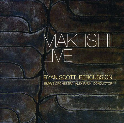 the album cover for Alex Pauk - Maki Ishii Live