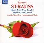 the album cover for The Amelia Piano Trio - Piano Trios 1 & 2: Works for Piano Quartet