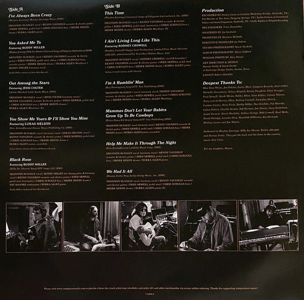 Shannon McNally : The Waylon Sessions (LP, Album)