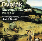 the album cover for Bamberg Symphony Orchestra - Slavonic Dances Opp 46 & 72
