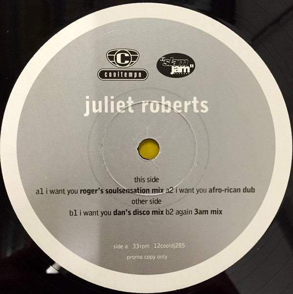 Juliet Roberts : I Want You / Again (2x12", Ltd, Promo)