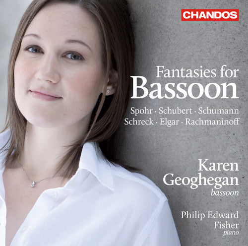 the album cover for Karen Geoghegan - Fantasies for Bassoon