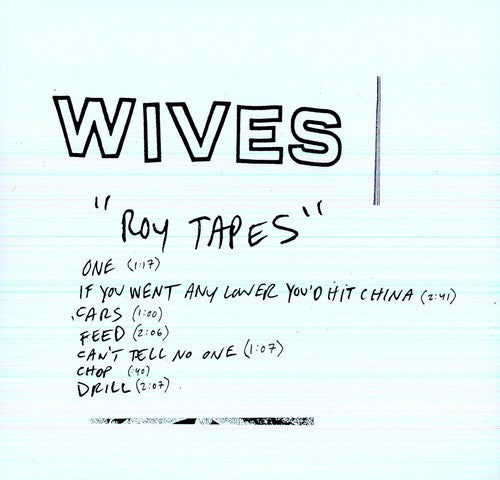 the album cover for Wives - Roy Tapes