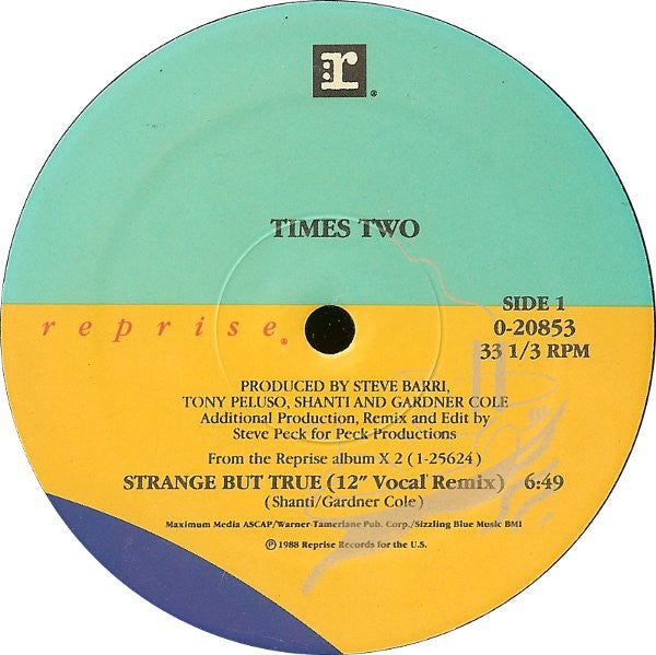 Times Two : Strange But True (12", SP )