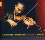 the album cover for Tchaikovsky / Korngold / Korcia / Kantorow - Concertos