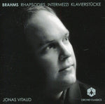 the album cover for Jonas Vitaud - Rhapsodies & Intermezzi & Klavierstucke