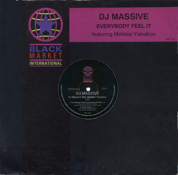 DJ Massive Featuring Melissa Yianakou* : Everybody Feel It (12")