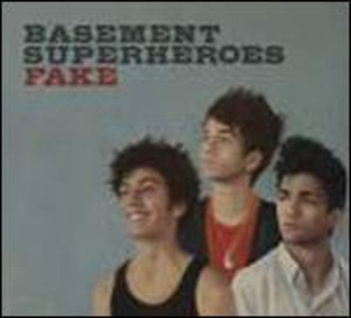 the album cover for Basement Superheroes - Fake