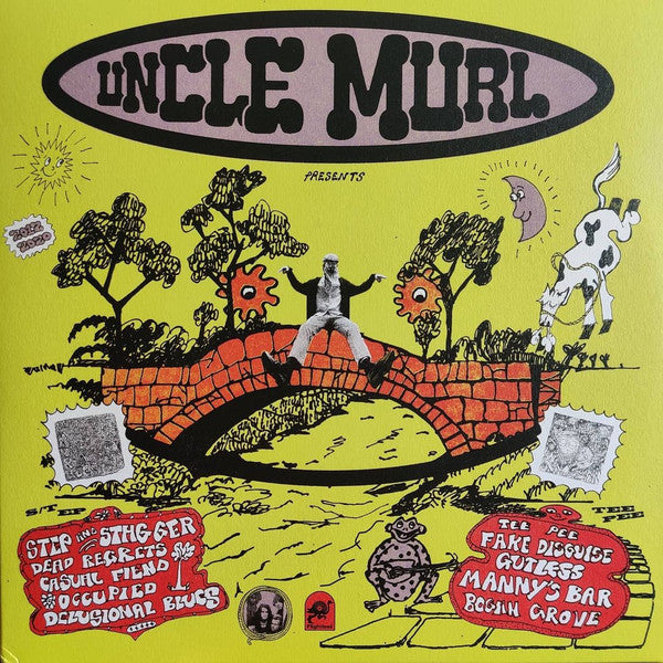 The Murlocs : Uncle Murl Presents: S/T EP & Tee Pee EP (12", EP, Comp, Ltd, RM, Ste)