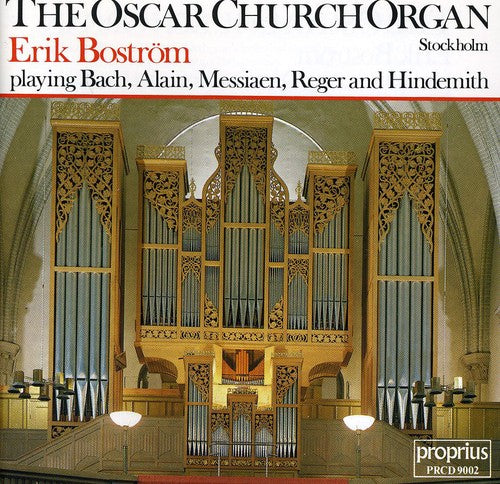 the album cover for Alain / Erik Bostrom - Plays Oscar Church