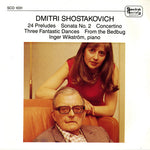 the album cover for Shostakovich / Wikstrom - 24 Preludes Sonata 2