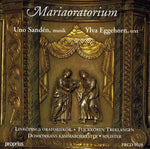 the album cover for Anders Lundh - Mariaoratorium