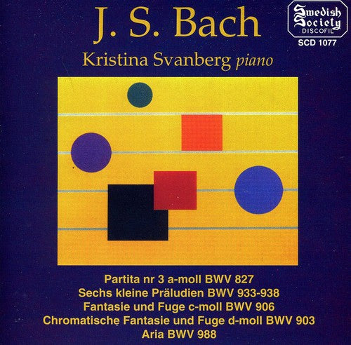 the album cover for Kristina Svanberg - Partita NR 3