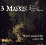 the album cover for Anders Eby - 3 Masses of 20th Century