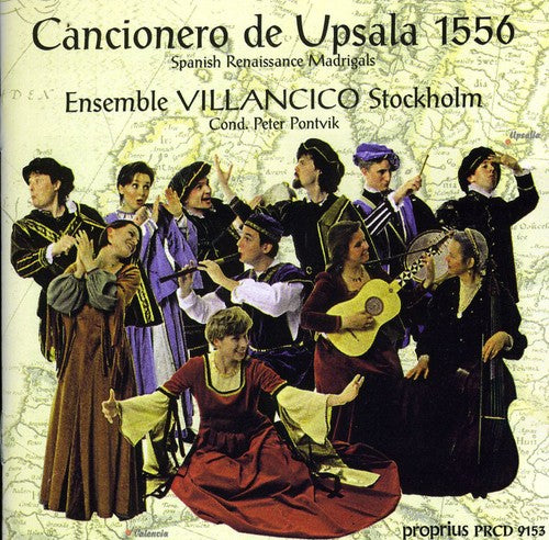 the album cover for Peter Pontvik - Cancionera de Upsala 1556