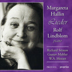 the album cover for Margareta Hallin - Lieder