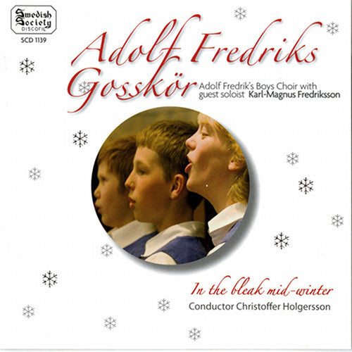the album cover for Adolf Fredrik Boys Choir - In the Bleak Mid-Winter