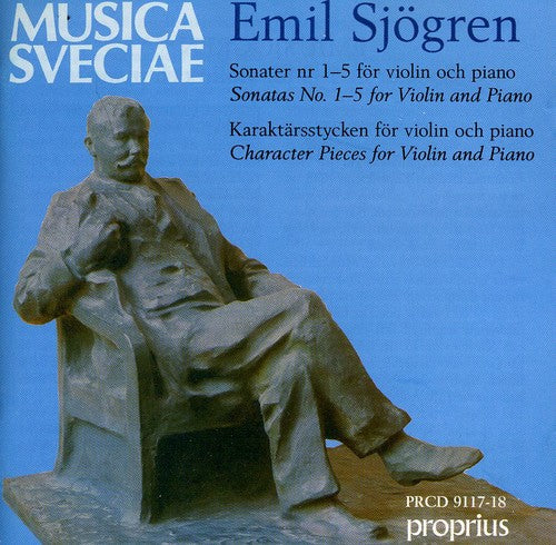 the album cover for Sjogren / Sparf - Sonatas & Character Pieces