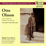 the album cover for Olsson / Gustafsson - Complete Organ Works 1