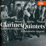 the album cover for Pavel KleÄka - Clarinet Quintets