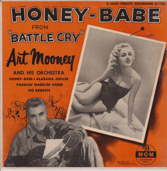 Art Mooney & His Orchestra : Honey Babe From "Battle Cry" (7", EP)