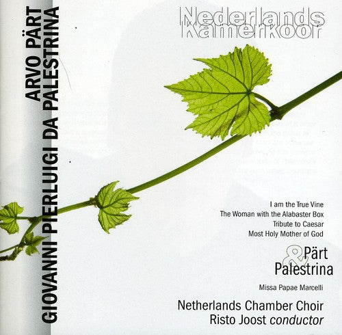 the album cover for Netherlands Chamber Choir - Part & Palestrina