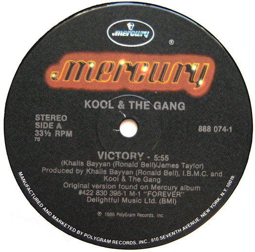 Kool & The Gang : Victory (12", Single, Ind)