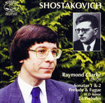 the album cover for Raymond Clarke - 24 Preludes Op 34 / Piano Sonato 1 Op 12