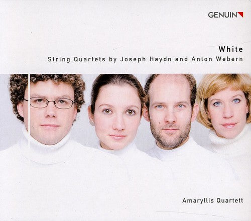 the album cover for Amaryllis Quartett - White: String Quartets