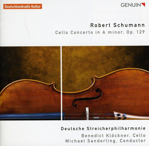 the album cover for Benedict Klockner - Cello Concerto in A minor Op129